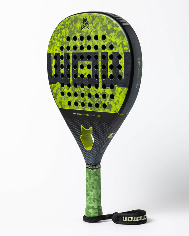 Pala de pádel WOW Green Shadow - Full Carbon 12K