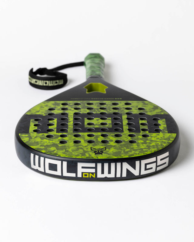 Pala de pádel WOW Green Shadow - Full Carbon 12K
