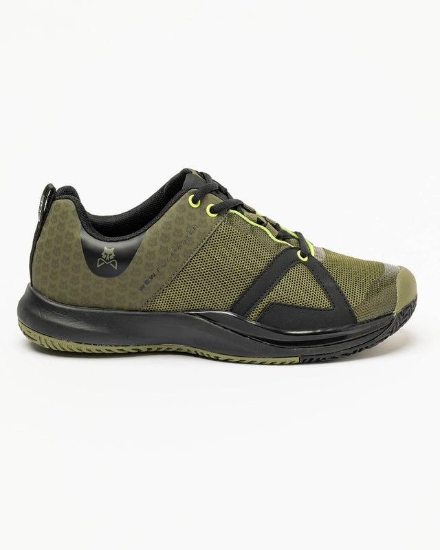 Zapatillas de padel Fly Master verde caqui para hombre
