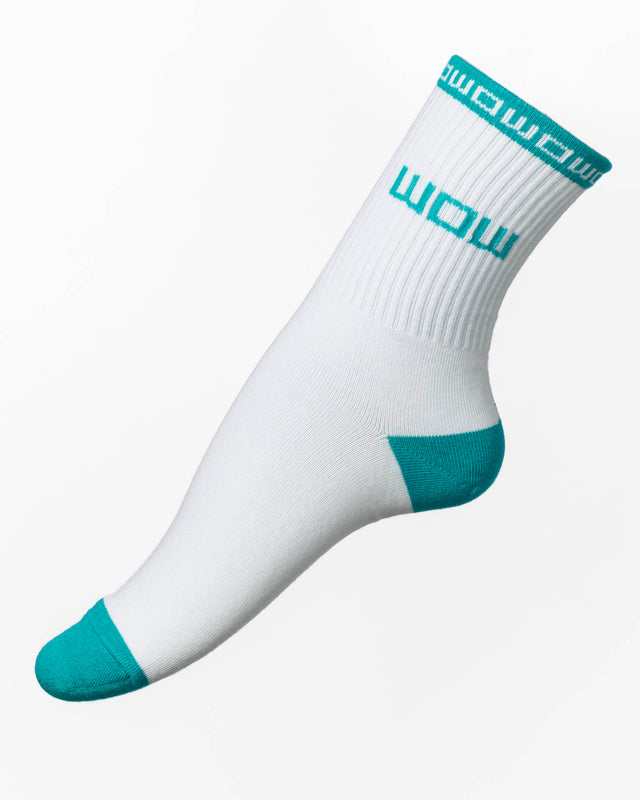 Calcetines turquesa WOW Claw para mujer