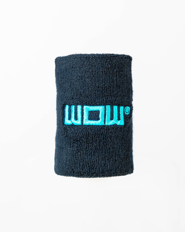 Muñequera WOW azul marino