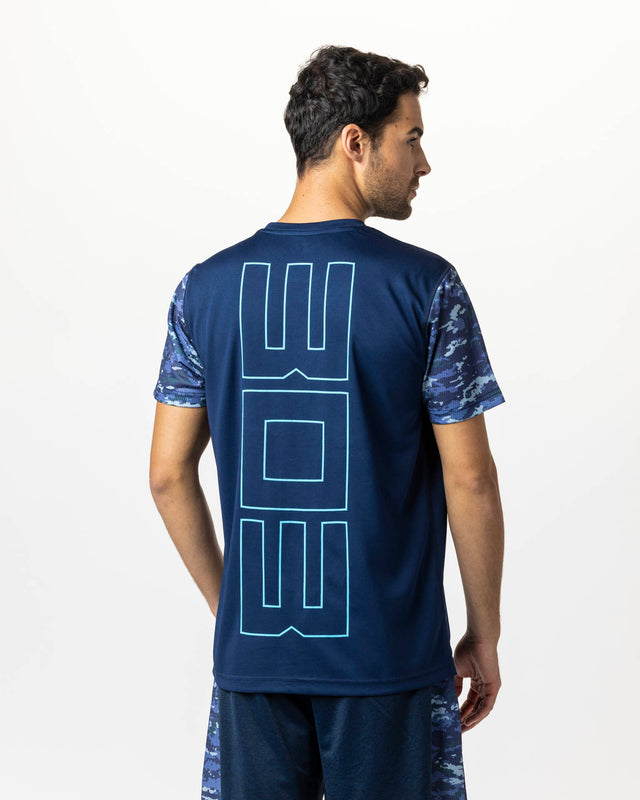 Camiseta azul marino WOW Savage para hombre