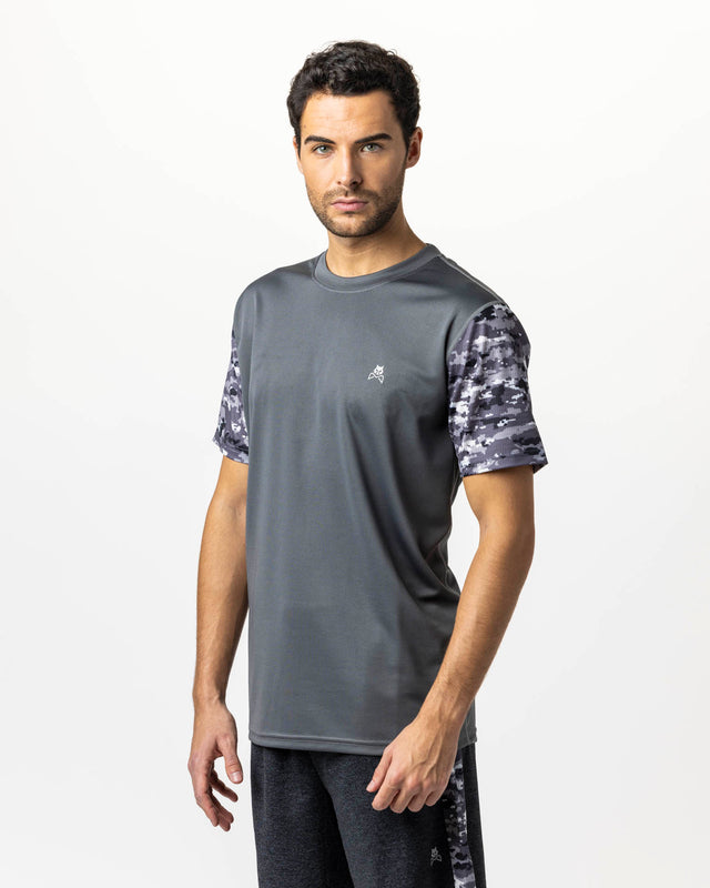 Camiseta de pádel gris WOW Savage para hombre