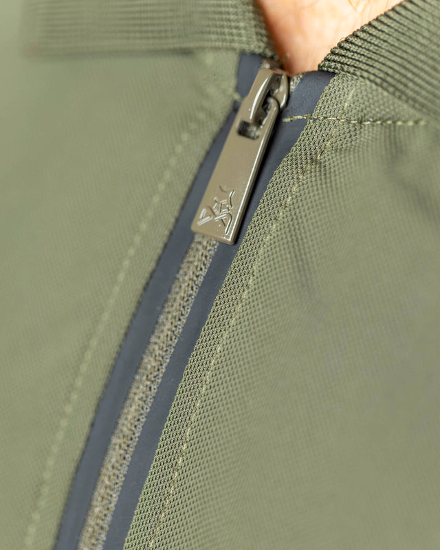 Polo de pádel verde WOW Zippy para hombre