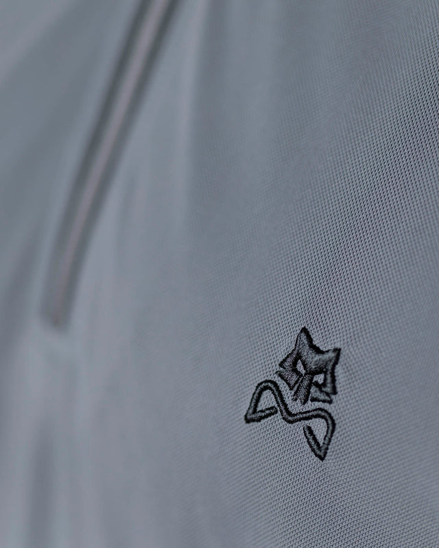 Polo de pádel gris WOW Zippy para hombre