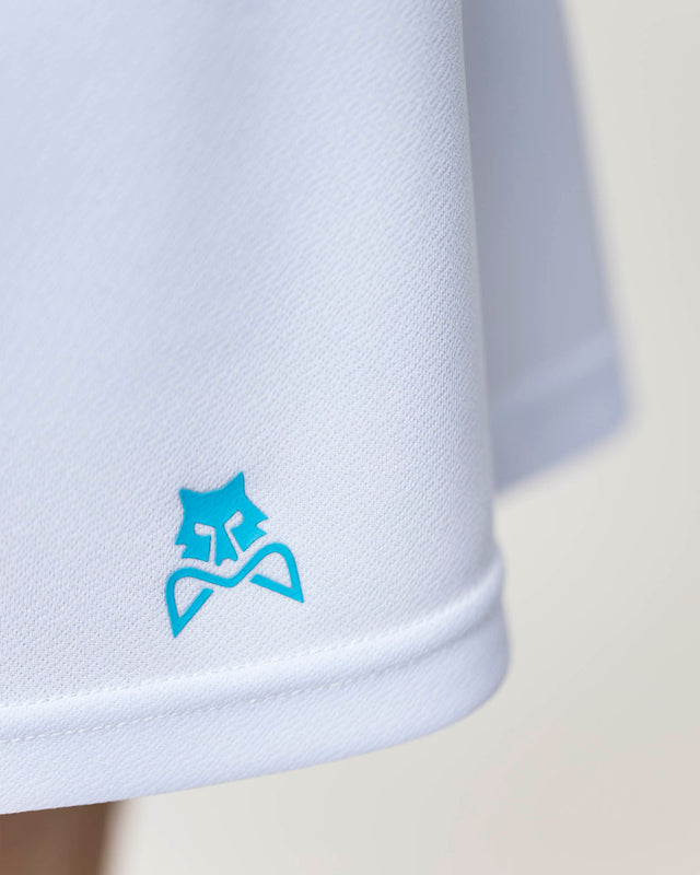 Falda de pádel blanca WOW Bi-Vibrant