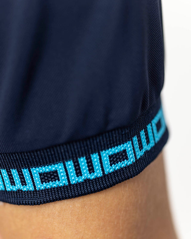 Polo de pádel azul marino WOW Zippy para hombre