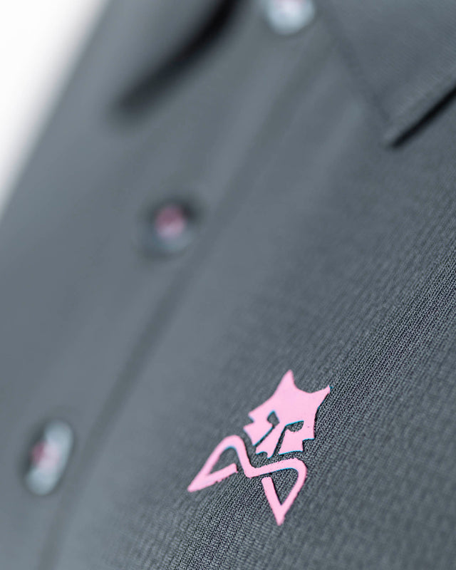 Polo de pádel gris WOW Pure para mujer