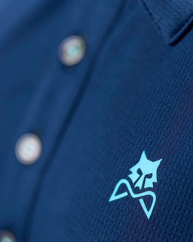 Polo azul marino WOW Pure para mujer