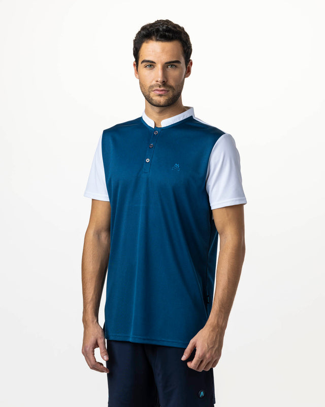 Polo de pádel azul WOW Pure para hombre