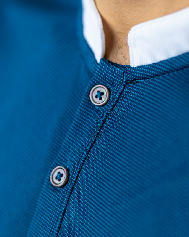Polo de pádel azul WOW Pure para hombre