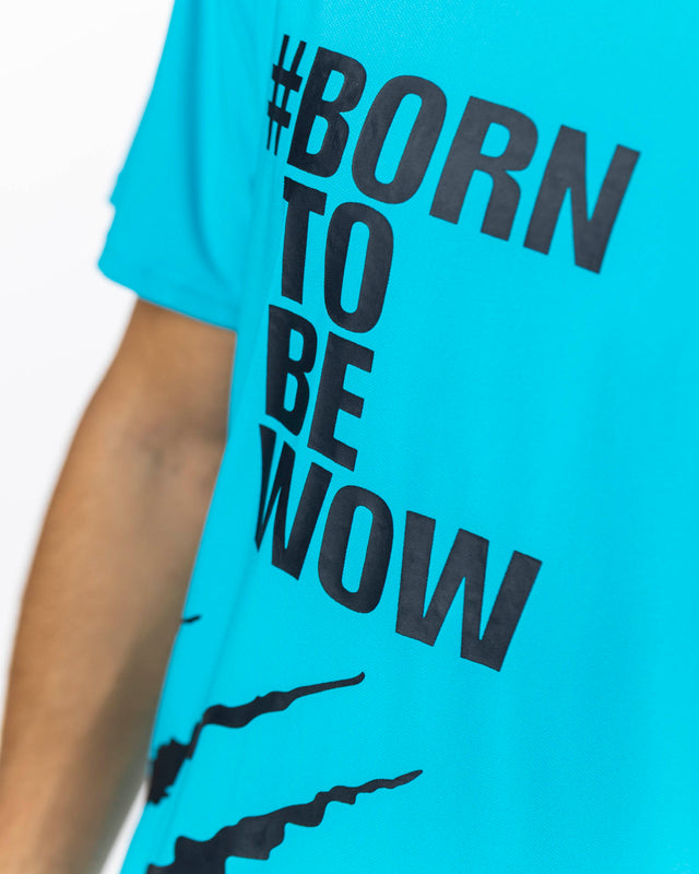 Camiseta de pádel turquesa WOW Born para hombre