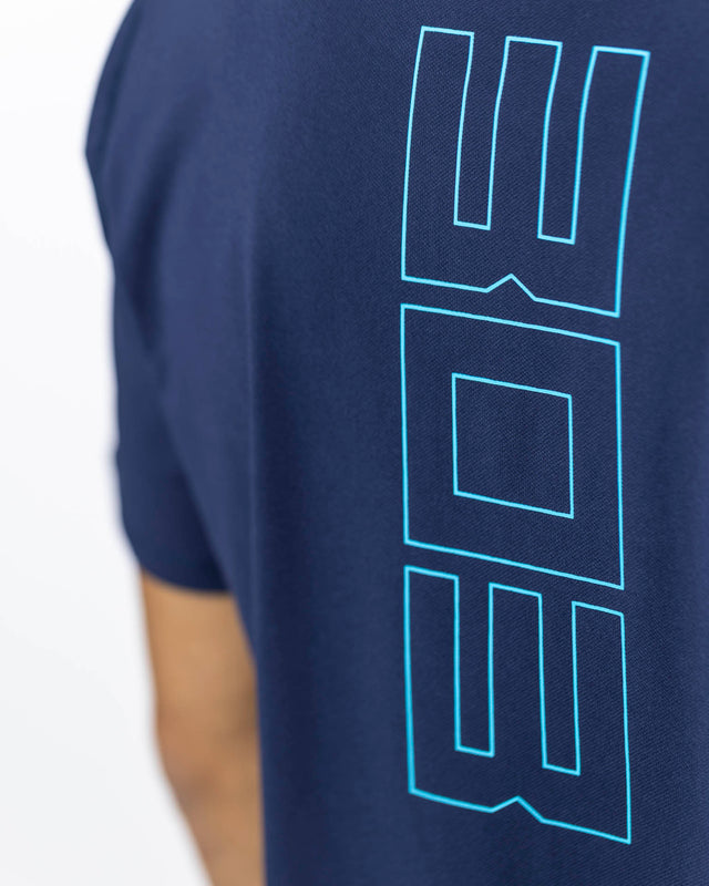 Camiseta de pádel azul marino WOW Born para hombre