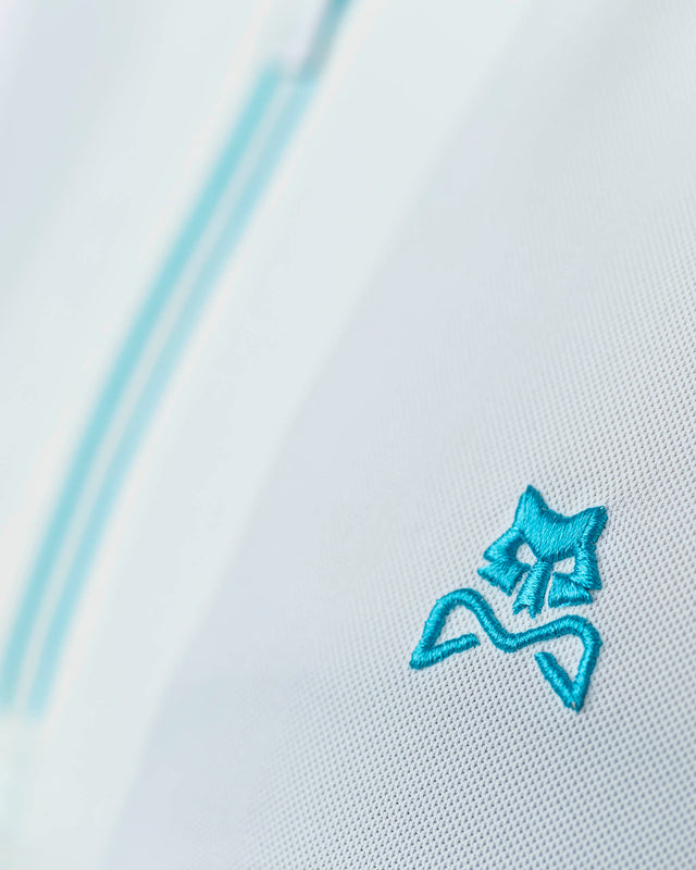 Polo de pádel blanco WOW Zippy para mujer