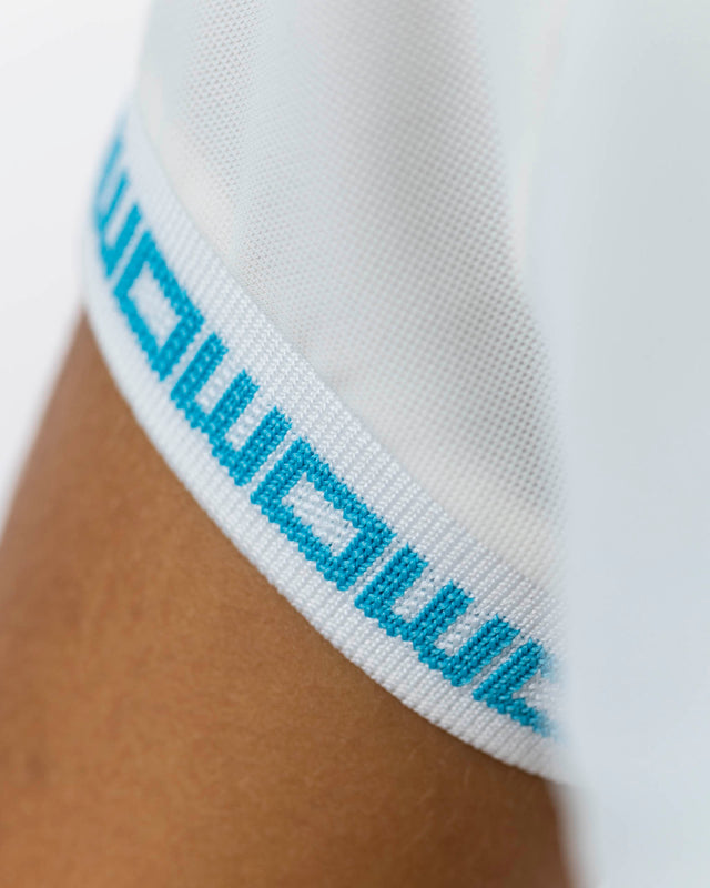 Polo de pádel blanco WOW Zippy para mujer