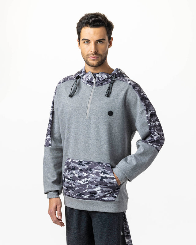 Sudadera de pádel gris WOW Savage para hombre
