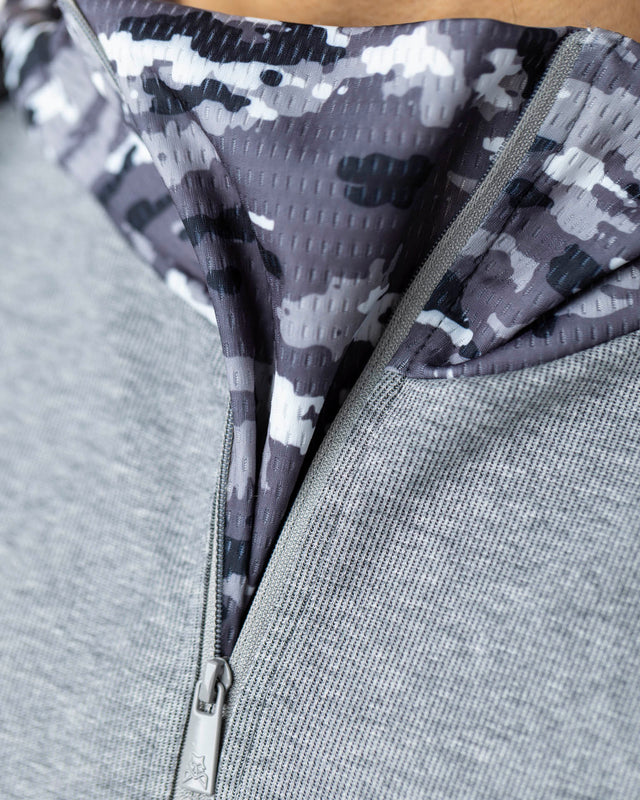 Sudadera de pádel gris WOW Savage para hombre