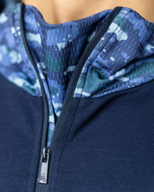 Sudadera de pádel azul marino WOW Savage para hombre