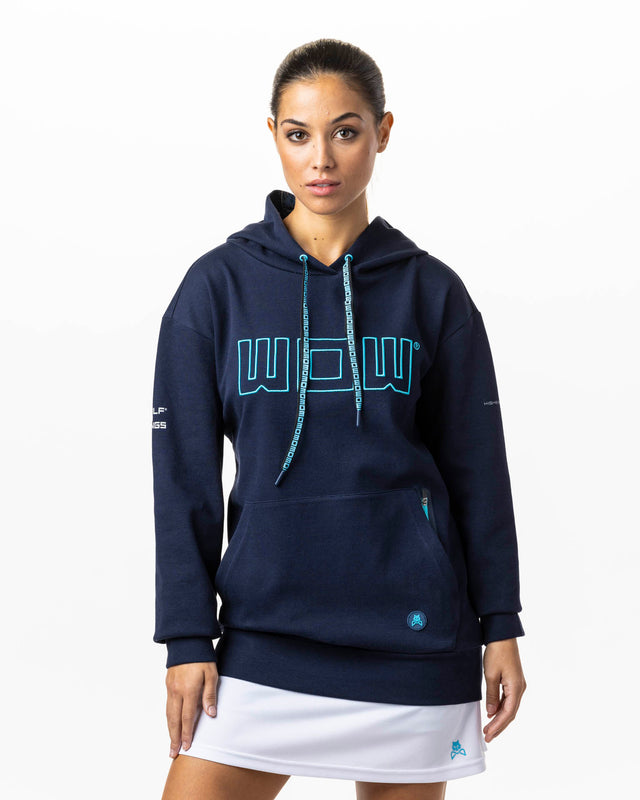 Sudadera de pádel azul marino WOW Spirit para mujer