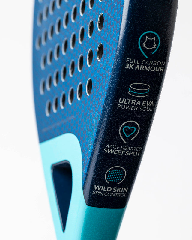 Pala de pádel WOW Midnight Touch - Full Carbon 3K