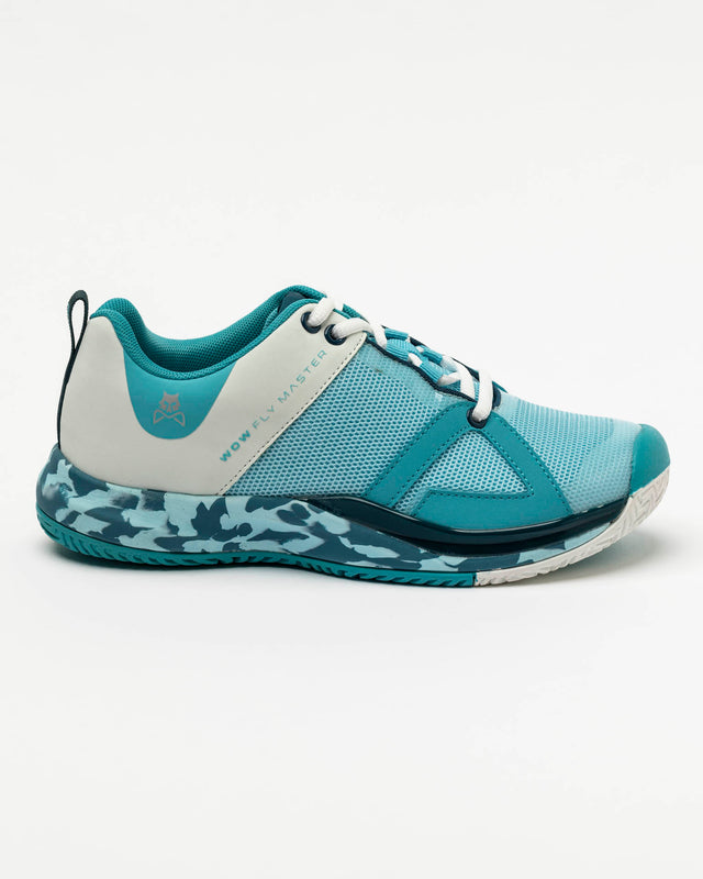 Zapatillas de pádel Fly Master turquesa para mujer