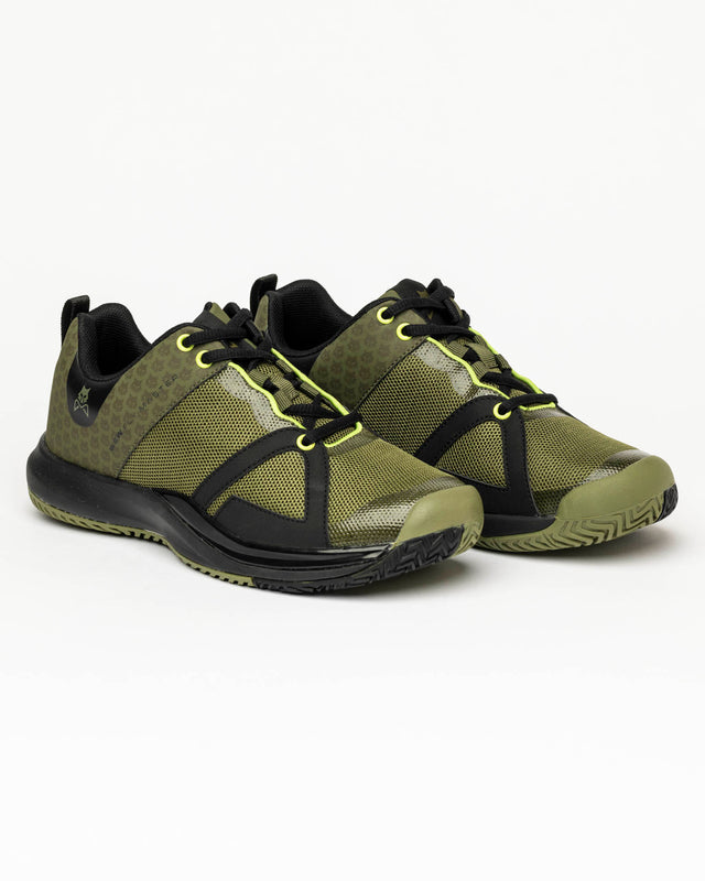 Zapatillas de padel Fly Master verde caqui para hombre