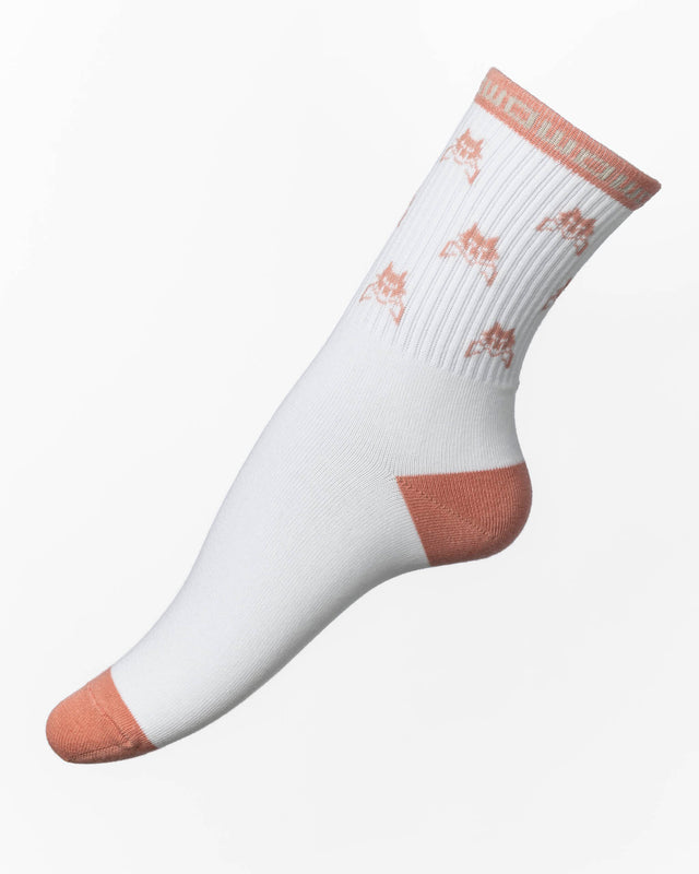 Calcetines rosa WOW Wolf Claw para mujer