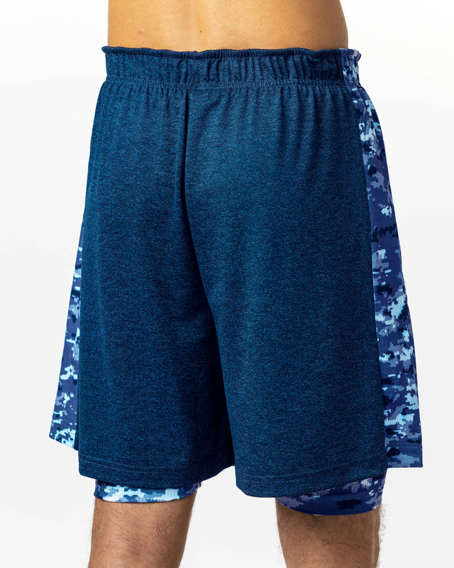 Pantalón corto de pádel azul marino WOW Bi-Vibrant para hombre