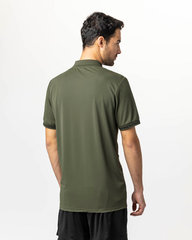 Polo de pádel verde WOW Zippy para hombre