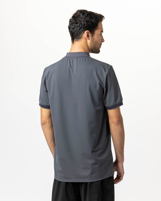 Polo de pádel gris WOW Zippy para hombre