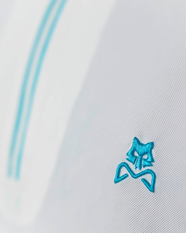 Polo de pádel blanco WOW Zippy para hombre