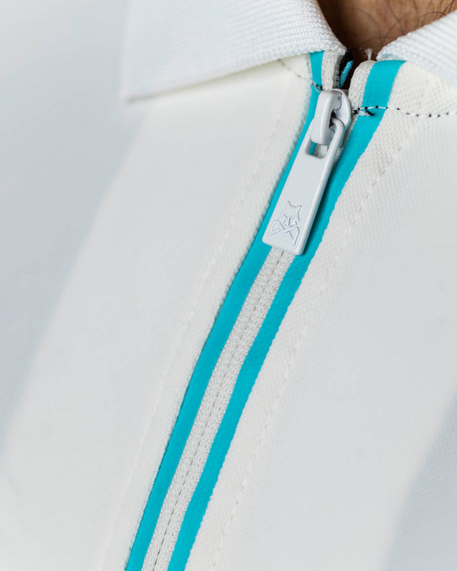 Polo de pádel blanco WOW Zippy para hombre