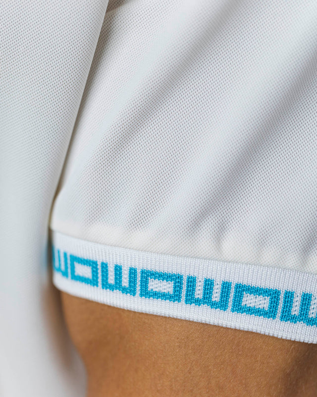 Polo de pádel blanco WOW Zippy para hombre