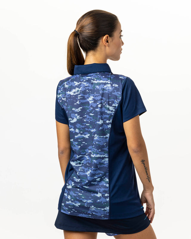 Polo azul marino WOW Pure para mujer