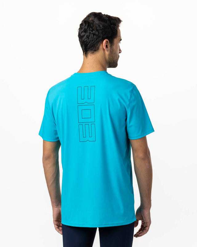 Camiseta de pádel turquesa WOW Born para hombre