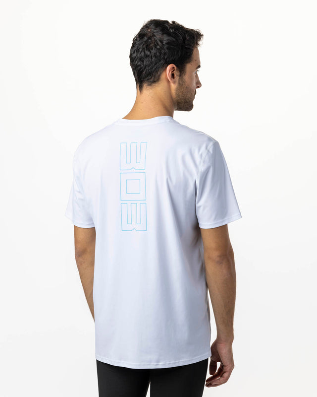 Camiseta de pádel blanca WOW Born para hombre