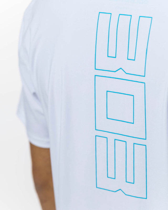 Camiseta de pádel blanca WOW Born para hombre