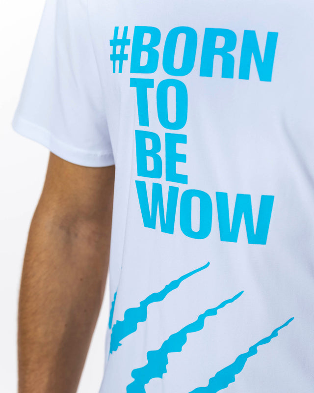 Camiseta de pádel blanca WOW Born para hombre