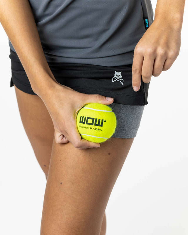 Falda de pádel negra WOW Vibrant
