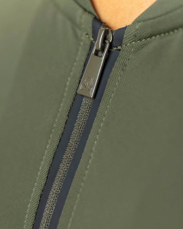 Polo de pádel verde WOW Zippy para mujer