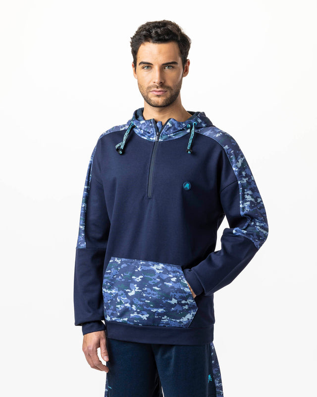 Sudadera de pádel azul marino WOW Savage para hombre