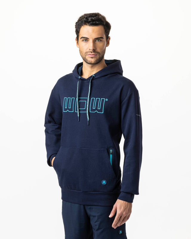 Sudadera de pádel azul marino WOW Spirit para hombre