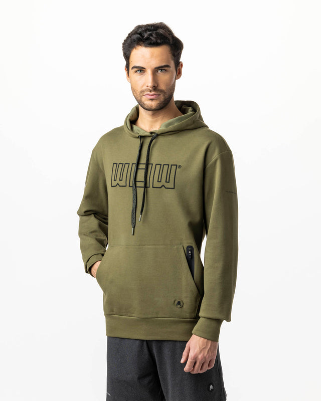 Sudadera de pádel verde WOW Spirit para hombre