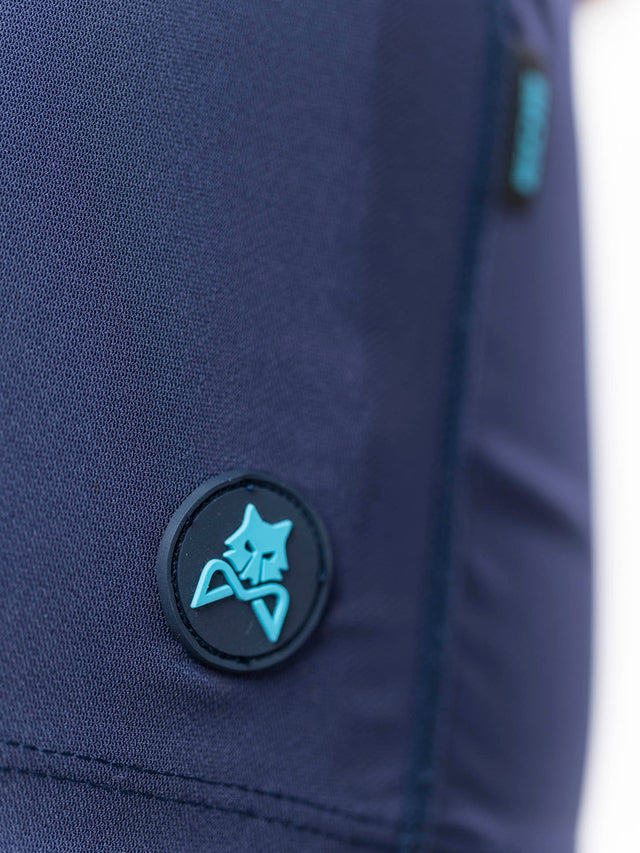 Camiseta de pádel azul marino WOW Born para mujer