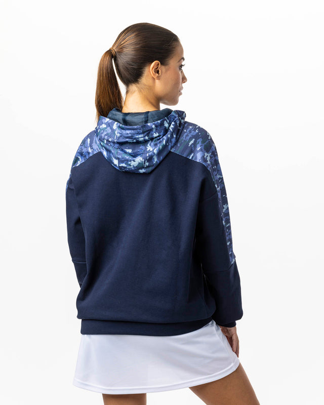 Sudadera de pádel azul marino WOW Savage para mujer