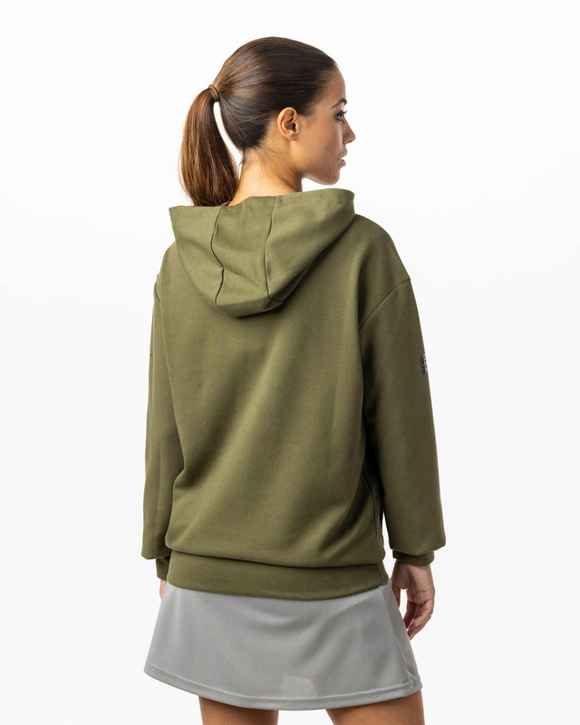Sudadera de pádel verde WOW Spirit para mujer