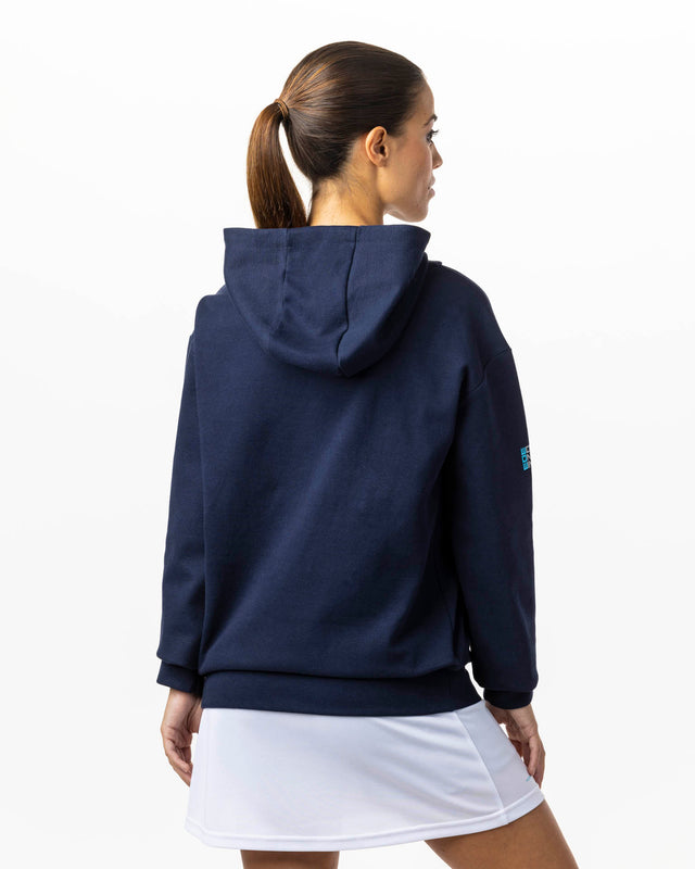 Sudadera de pádel azul marino WOW Spirit para mujer